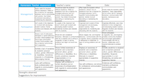 homeroom-assessment